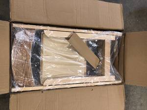 Flash Furniture Natural Wood Folding Chair (4-Pack)  Customer Returns See Pictures