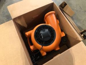 RIDGID 1625 CFM 3-Speed Portable Blower Fan Air Mover with Collapsible Handle and Rear Wheels for Water Damage Restoration  Customer Returns See Pictures
