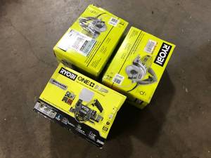 Lot of RYOBI 12 -Amps 4 in. Blade Corded Wet Tile Saw Customer Returns See Pictures