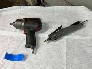 lot 8 image: INGERSOLL-RAND 2235TIIMAX Air Impact Wrench, 12, 1350 ft-lbs  AND Air Reciprocating Saw