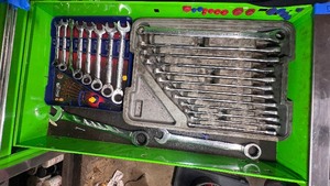 lot 17 image: Gear Combination Wrench Sets, various sizes