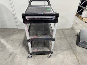 lot 27 image: Rubbermaid Service Cart