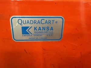 lot 43 image: Kansa Quadra Cart with quick-release brake and 360 pivot wheels