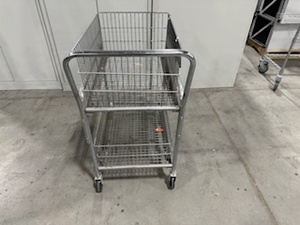 lot 52 image: Mailing Cart with Removable Baskets