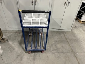 lot 78 image: Rolling Metal Utility Cart