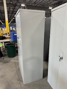 lot 127 image: Two Door Cabinet (no key)