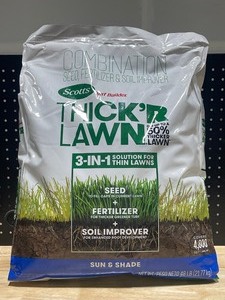 Scotts ThickR Lawn 3 in 1 Seed, Fertilizer and Soil Improvement