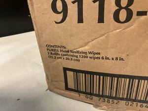 lot 126 image: Purell Hand Sanitizing Wipes