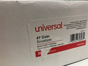 lot 122 image: Coin Envelopes