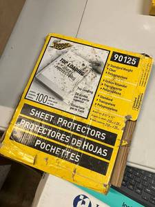 lot 119 image: Sheet Protectors