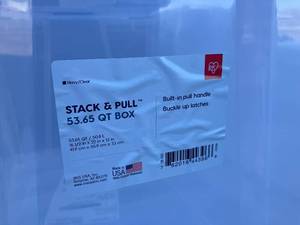 lot 85 image: Stack & Pull Storage Totes