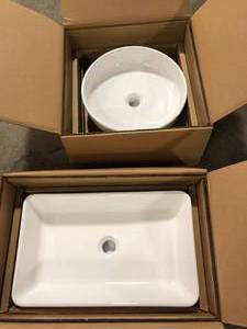 Lot of Assorted Sinks Various Models and Conditions  Customer Returns See Pictures