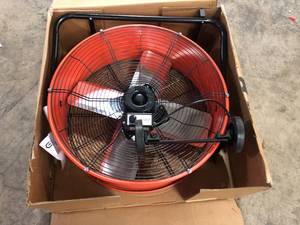 Commercial Electric 24 in. 2-Speed Heavy Duty Tilt Drum Fan   Customer Returns See Pictures