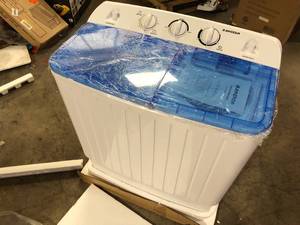 Century 6kg Twin Tub Washing Machine With Spin Dryer  Cw-8522-B  Wash 6kg, Spin4.5kg  Customer Returns See Pictures