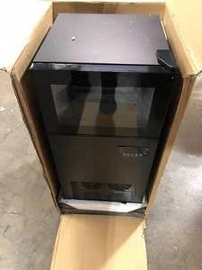 Ropup Commercial Built-in or Freestanding Ice Maker 160Lbs24H with 35Lbs Ice Capacity, 63Pcs Ice Cubes, Black Stainless Steel  Customer Returns See Pictures