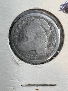 lot 04 image: 1837 US BUST DIME