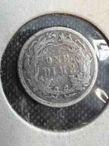 lot 34 image: 1883 US SEATED LIBERTY DIME