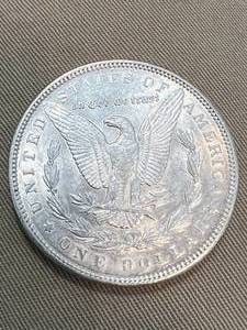 lot 49 image: 1890 US MORGAN SILVER DOLLAR