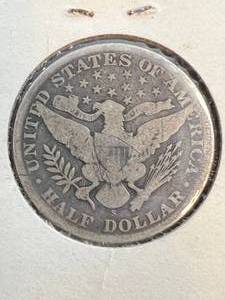 lot 59 image: 1906-S US BARBER HALF DOLLAR