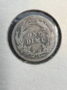 lot 64 image: 1907 US BARBER DIME
