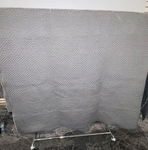 Grey King Quilted Diamond Pattern Comforter