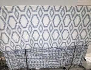 Full Reversible Diamond Pattern Comforter wMatching Shams