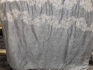 Queen Tahari Blue-Grey Patterned Comforter