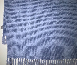 Grey Tasseled Berkshire Blanket and Home Throw
