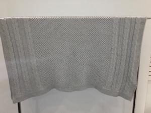 Grey Crocheted Afghan