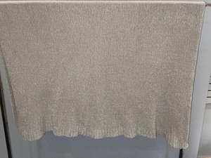 Soft Cream Chenille Throw