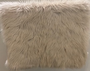 Set of 2 Shaggy BedSofa Accent Throws