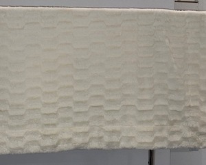 SoftThreshold Wavy Ivory Throw