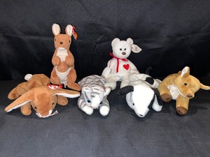 Lot of 6 Teeny Beanie Babies