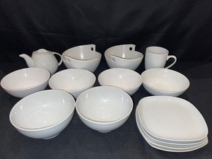 Miscellaneous lot of Plates, Bowls, Tea Pot and cup