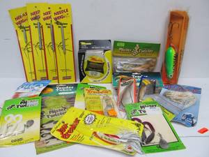 lot 24 image: Lot of Brand New Fishing Lures Supplies & Bait