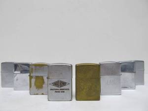 lot 36 image: Lot of Vintage ZIPPO Cigarette Lighters
