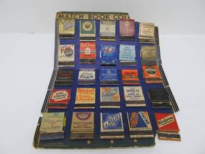 lot 40 image: Collection of 1930s era Advertising Matchbooks