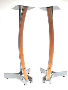 lot 78 image: BellO SPC-300M Speaker Metal Stands Pair
