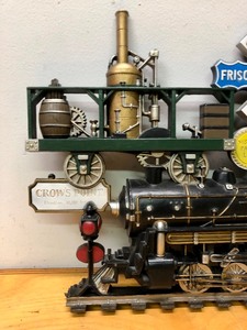 lot 86 image: LARGE Vintage Burwood Pennsylvania Railroad Wall Sculpture