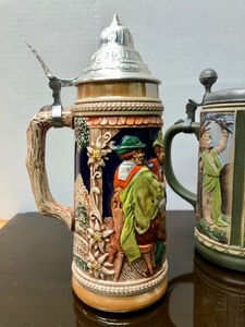 lot 117 image: Group of 4 Vintage German Beer Steins