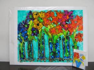 lot 176 image: 2 Hand Signed Numbered Colorful Abstract Lithographs by Anne Pryor - Lovitude