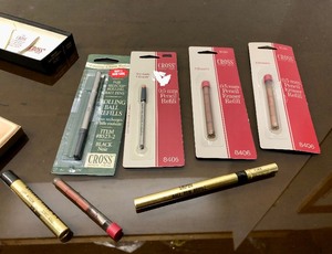 lot 145 image: 2 Unused Vintage CROSS Pens wRefills