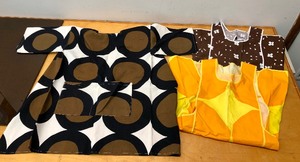 lot 146 image: Vintage 1960s-70s era Scandinavian Marimekko Design ApronsSmocksRobes