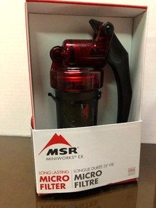 lot 189 image: Brand New MSR Micro Filter Water Filter wAccessories
