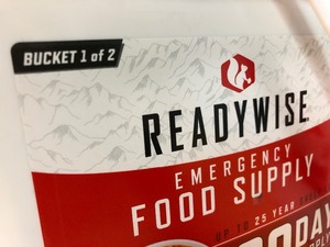 lot 193 image: Brand New READYWISE 30-Day Emergency Food Supply