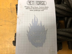 lot 200 image: Lot of YETI FORGE Bladesmith Knife Making Materials