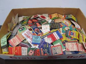 lot 201 image: Large Lot of Old Vintage Advertising Matchbooks