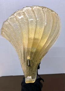lot 260 image: Gorgeous Pair of FABBIAN Italian Art Glass Wall Sconces