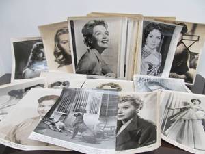 lot 215 image: HUGE Collection of Original Vintage 1940s-50s era Photographs Hollywood Movie Stills 
