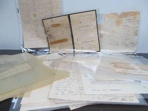 lot 216 image: Collection of Early 19th Century Hand Written Documents